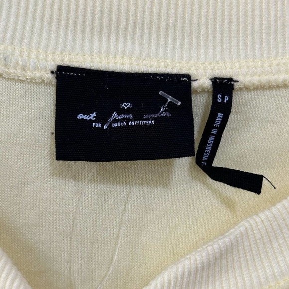 Out from under terry track zip up short sleeve jacket women’s size small - Picture 4 of 7